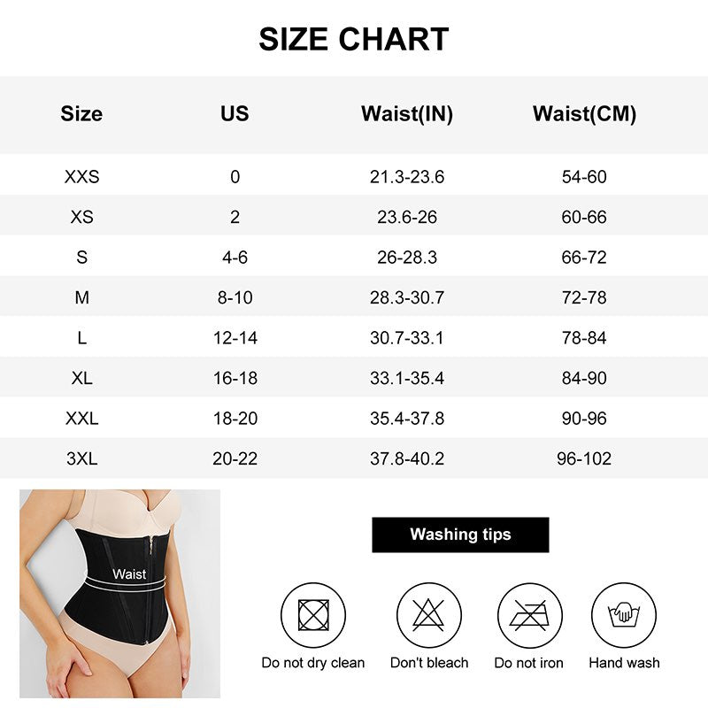 BellaFit Black Body Cincher Waist Trainer