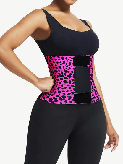 BellaFit Pink Leopard Print-Body Neoprene Cincher Waist Trainer