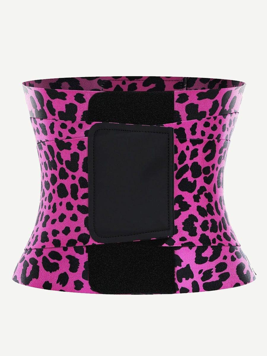 BellaFit Pink Leopard Print-Body Neoprene Cincher Waist Trainer