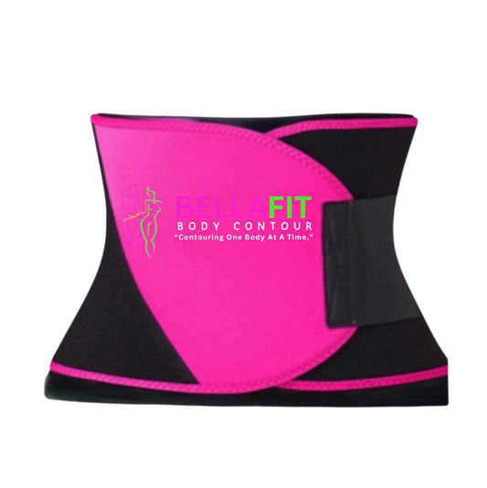 BellaFit Rose Red Plus Size Neoprene Embossed Waist Trainer