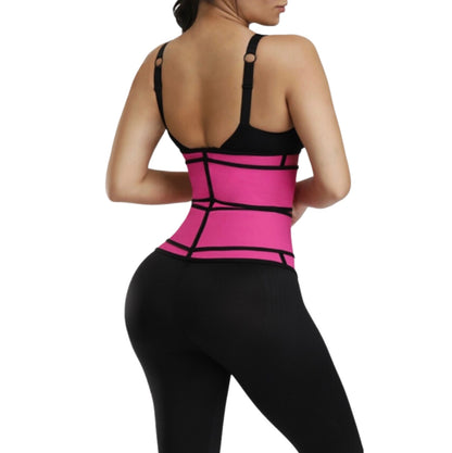 BellaFit Pink/ Black Latex Waist Trainer